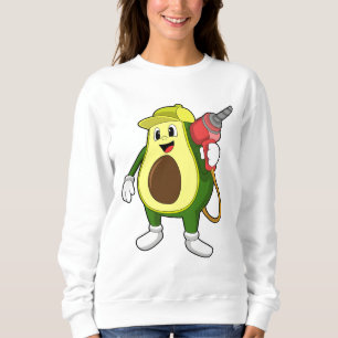 Avocado as Craftsman with Drill Sweatshirt