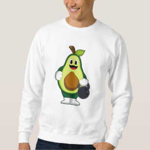 Avocado at Strength training with Dumbbells Sweatshirt