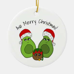 Avocado - Avo Merry Christmas Family Cute Ornement