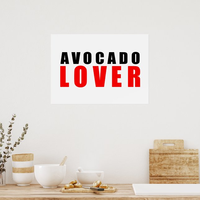Avocado, avocado lover poster (Kitchen)