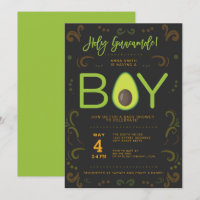Avocado Baby Shower Boy Guacamole Taco Party