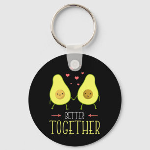 Avocado Better Together Keychain