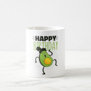 Avocado birthday gift coffee mug