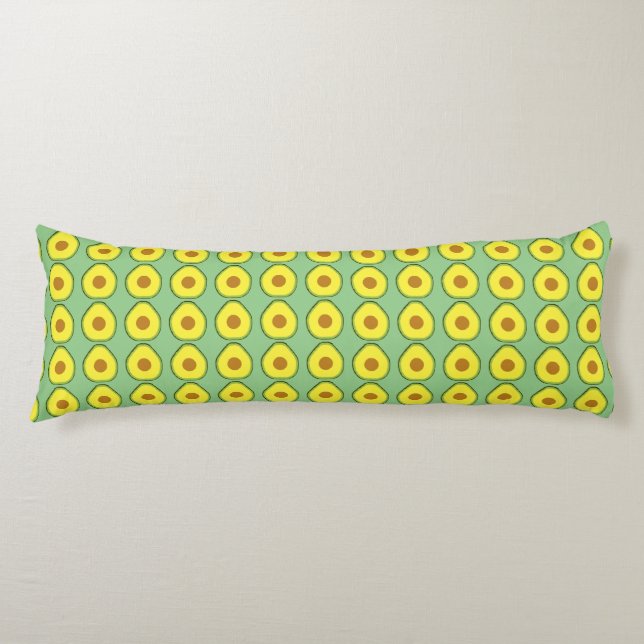 Avocado Body Pillow (Front)