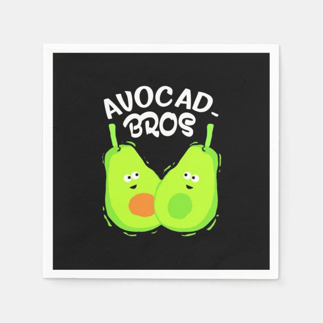 Avocado Brother Napkin (Front)