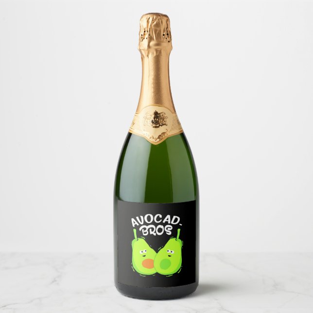 Avocado Brother Sparkling Wine Label (Front)
