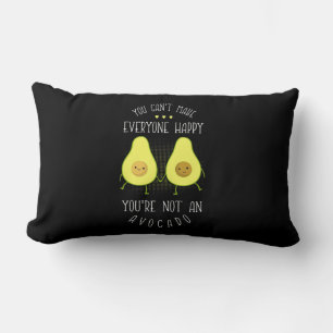 Avocado Can Make Everyone Happy Lumbar Pillow
