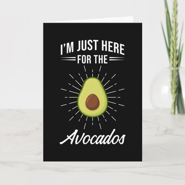 Avocado Card (Front)