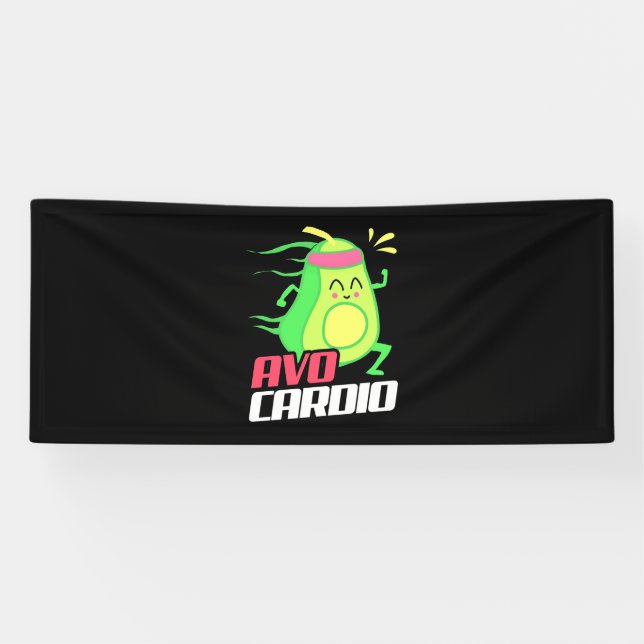 Avocado Cardio Exercise Banner (Horizontal)