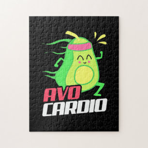 Avocado Cardio Exercise Jigsaw Puzzle