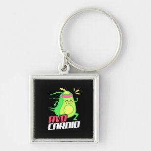 Avocado Cardio Exercise Keychain