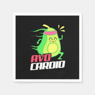 Avocado Cardio Exercise Napkin