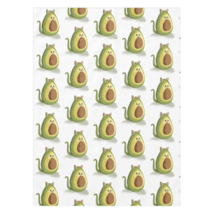 Avocado Cat Tablecloth