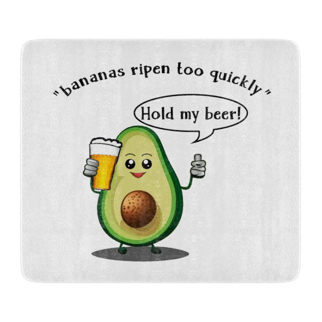 Avocado Challenge  Cutting Board (Front)