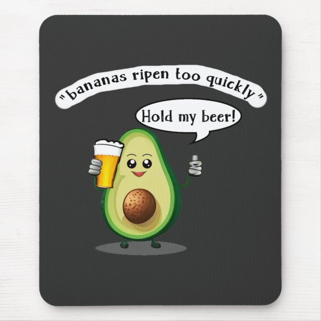 Avocado Challenge Mouse Pad (Front)