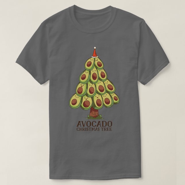 Avocado Christmas tree 3 T-Shirt (Design Front)