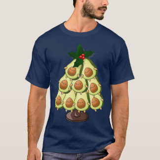 Avocado Christmas Tree 5 T-Shirt