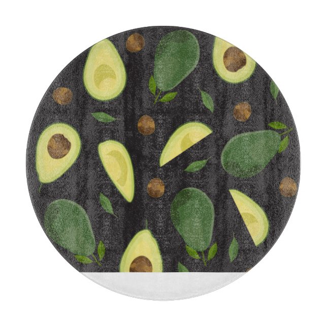 Avocado Cloth Placemat Cutting Board (Front)