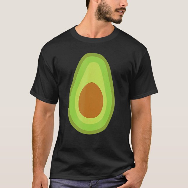 Avocado Costume  Halloween Vegan Men Women Kids T-Shirt (Front)