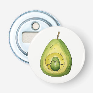 Avocado, cute baby avocado design bottle opener