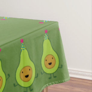 Avocado Cute First Birthday Table Cloth