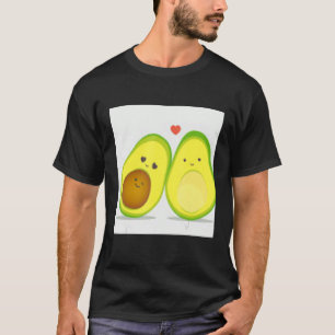 avocado cute pattern  ilustration T-Shirt