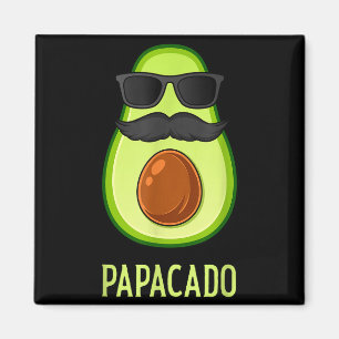 Avocado Dad Papacado Funny Daddy Father Avocado Magnet