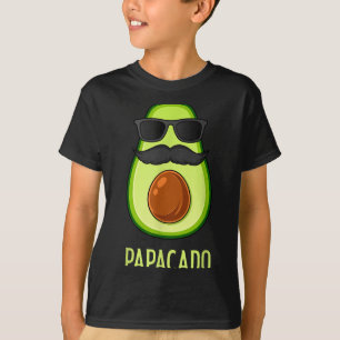 Avocado Dad Papacado Funny Daddy Father Avocado  T-Shirt