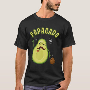 Avocado Dad Vegan 1st Father s Day Family Papacado T-Shirt