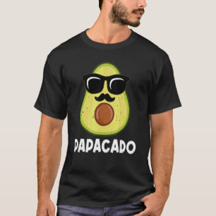 Avocado Dad Vegan Papacado Daddy Announcement Fath T-Shirt