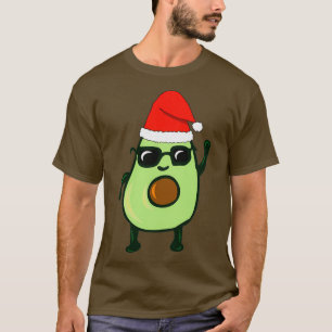 Avocado dances Christmas funny gift idea T-Shirt