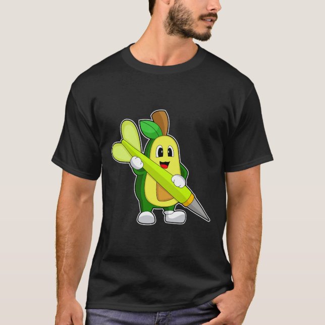 Avocado Darts Dart T-Shirt (Front)
