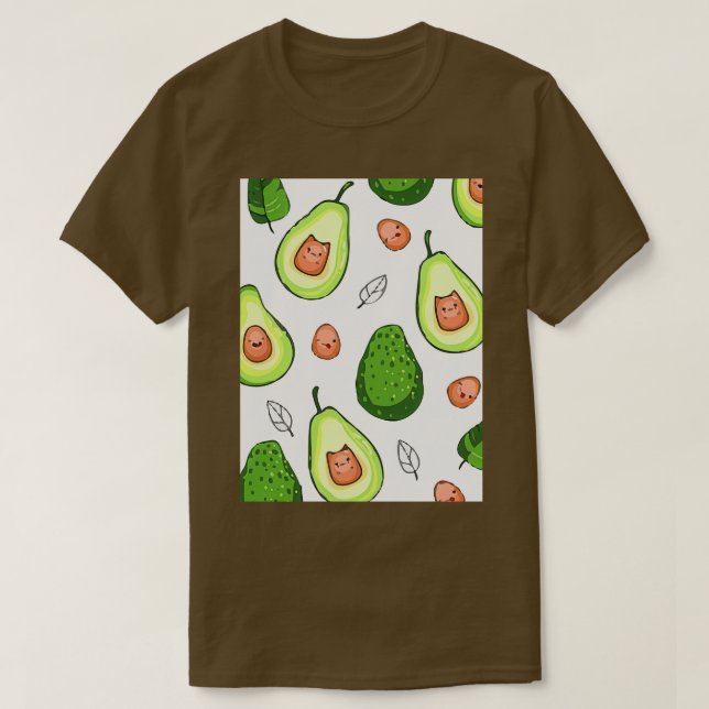 Avocado Delicate Fruits 1 T-Shirt (Design Front)