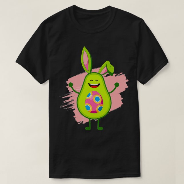 Avocado Easter  For Avocado And Easter Lovers East T-Shirt (Design Front)