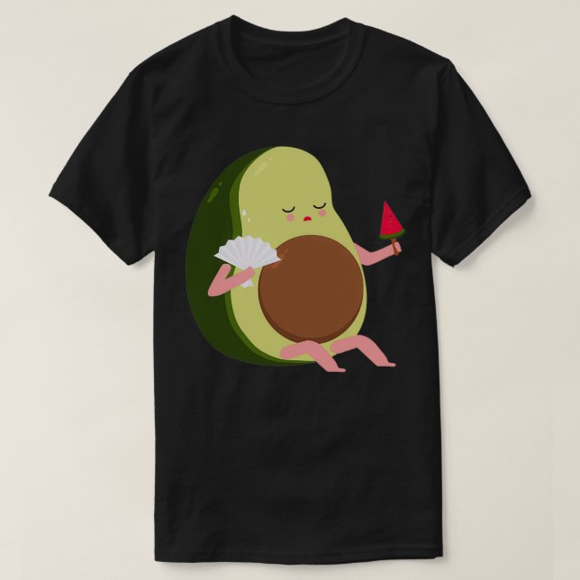 Avocado exhausted T-Shirt (Design Front)