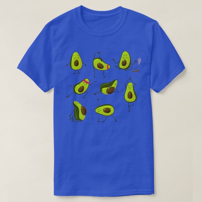 Avocado faisant Yoga Classic TShirt (Design devant)