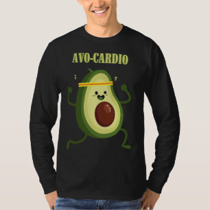 Avocado Fitness Sports Cardio Nutrition Avo - Card T-Shirt