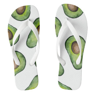 Avocado Flip Flops