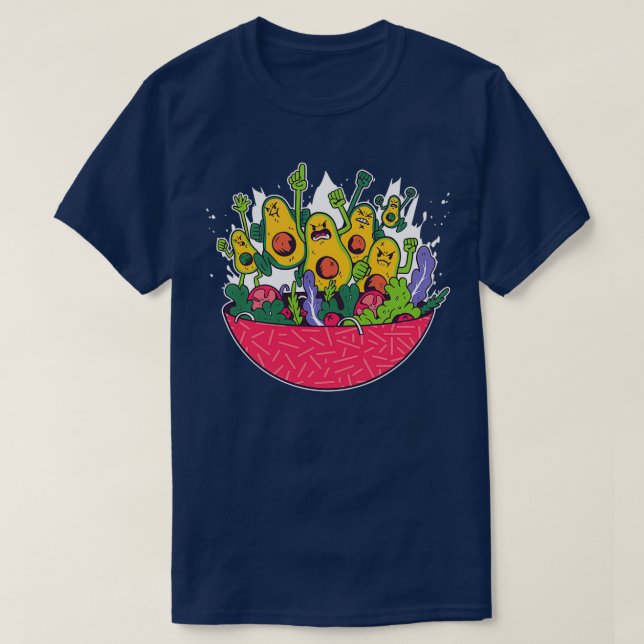 Avocado Foodies Classic TShirt (Design Front)