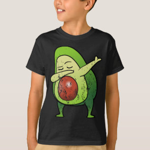 Avocado Fruit Dabbing Dab Dancing Vintage Retro Di T-Shirt