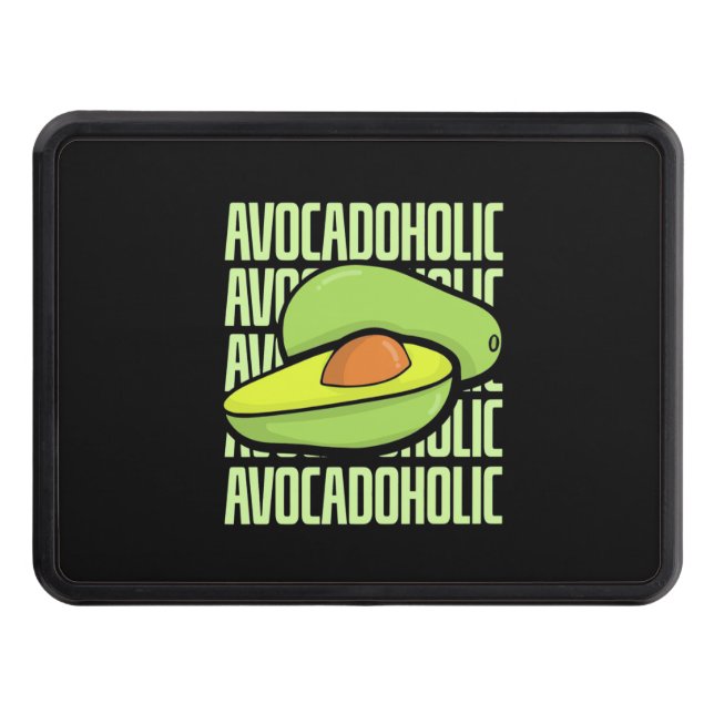 Avocado Fruit Food Trailer Hitch Cover (Front)