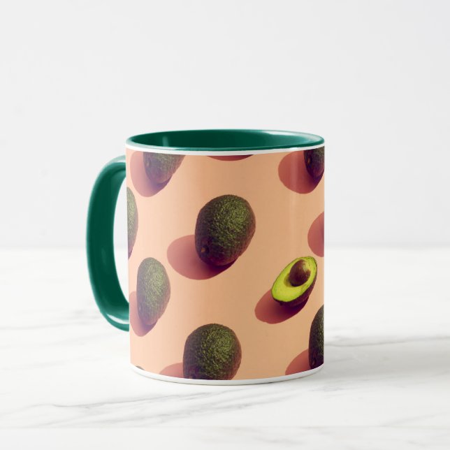Avocado Fruit Potrait Mug (Front Left)