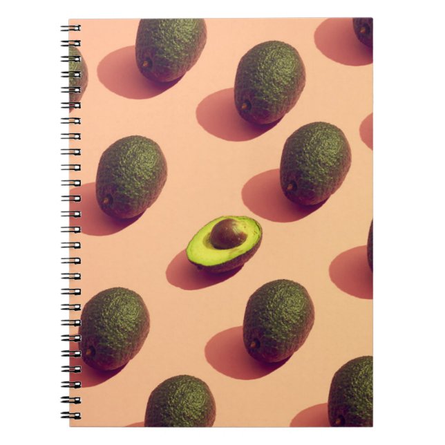 Avocado Fruit Potrait Notebook (Front)