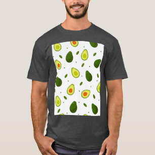 Avocado Fruits Form Leaves T-Shirt