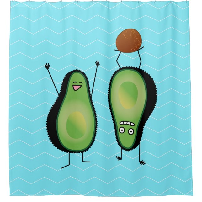 Avocado funny cheering handstand green pit (Front)