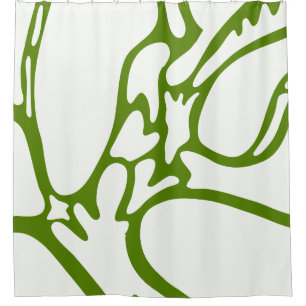 Avocado Green and Ceramic White