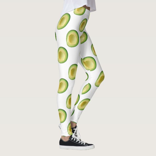 Avocado Green Avocados Guacamole 4Sophia Leggings (Right)
