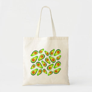 Avocado green health fruit foodie tote bag
