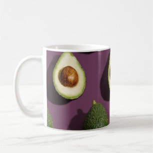 Avocado Green Purple Coffee Mug