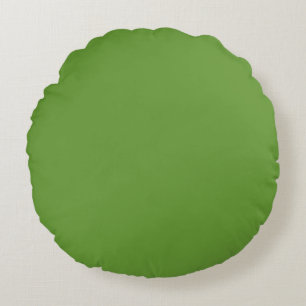 Avocado Green Round Pillow
